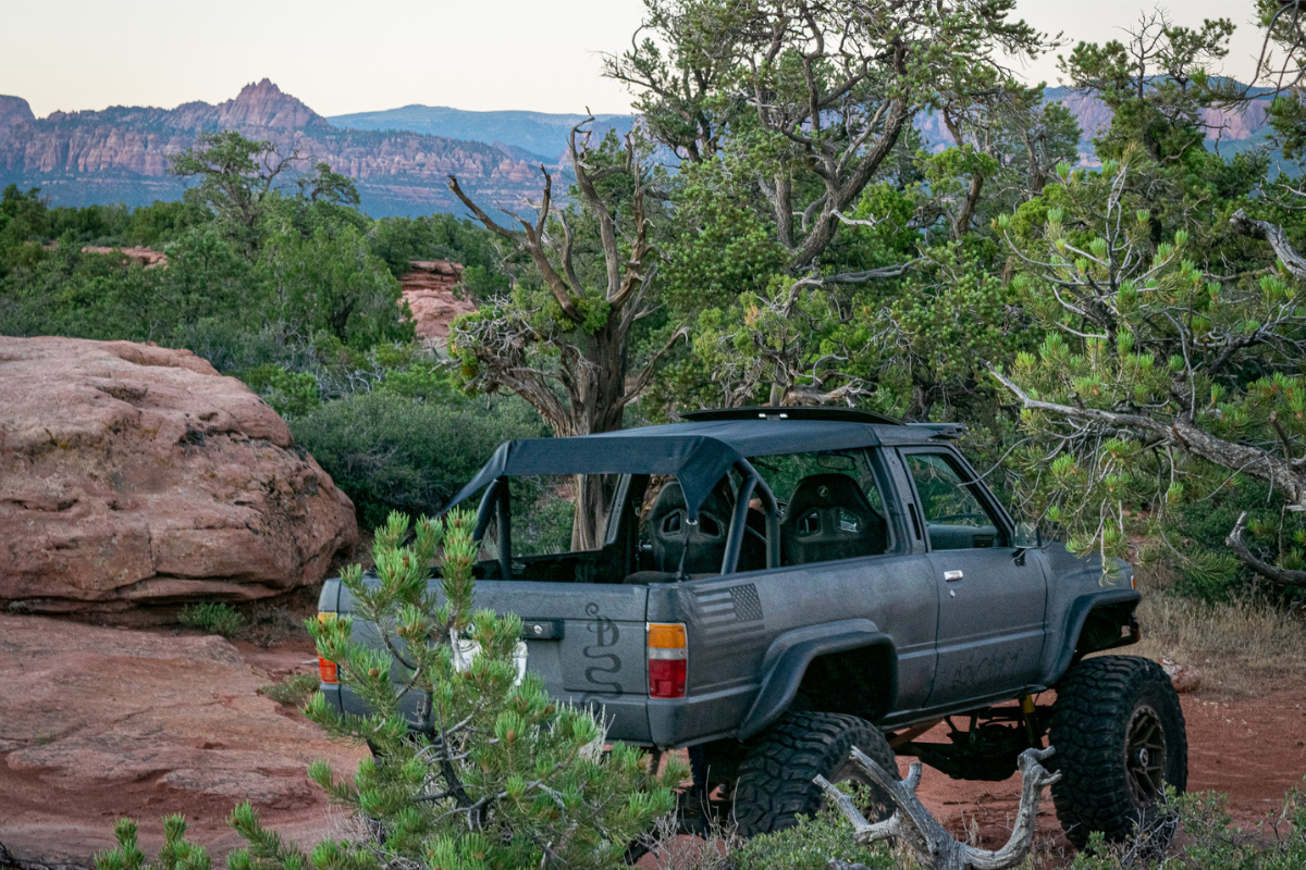 1986 Toyota 4Runner Bikini Top Black Mesh