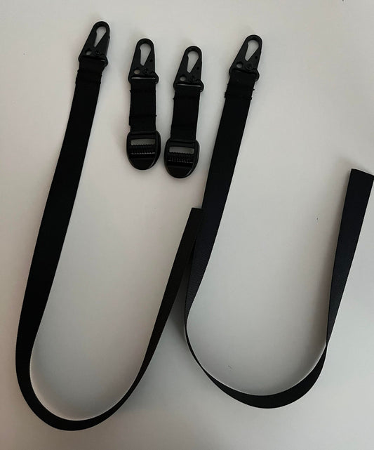 Replacement straps with D rings